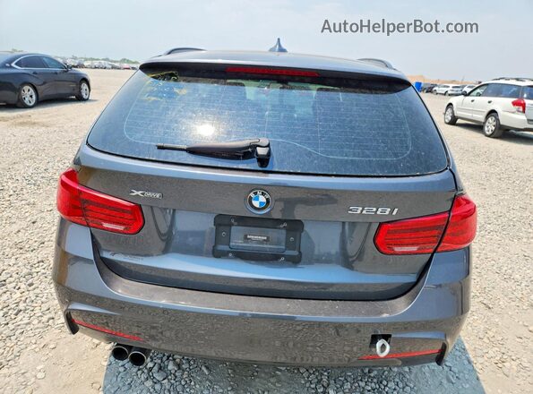 WBA8G5C59GK442841 2016 BMW 3 SERIES Gray Вид ззаду