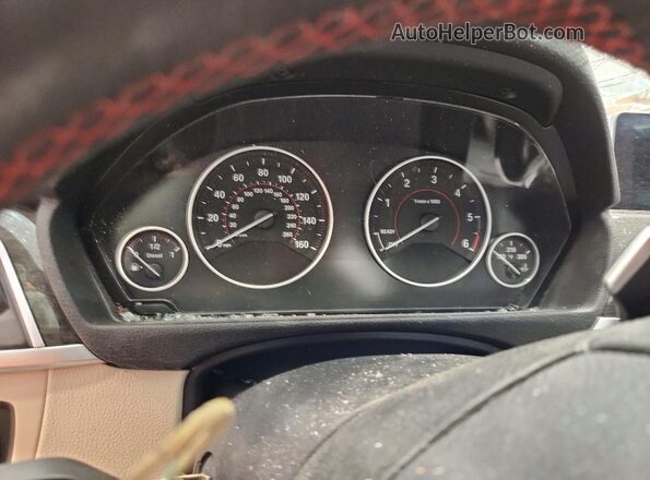 WBA8J1C54JA019219 2018 BMW 3 SERIES Black Widok zestawu wskaźników