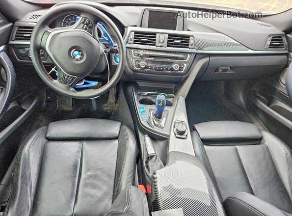 WBA8Z5C50GGS38247 2016 BMW 3 SERIES Black Вид панелі приладів