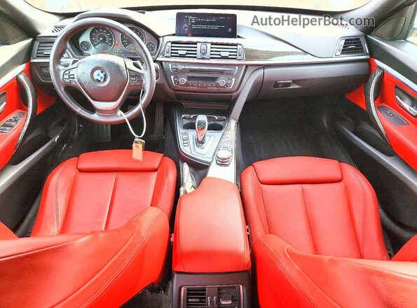WBA8Z5C56GG500644 2016 BMW 3 SERIES Black Widok deski rozdzielczej