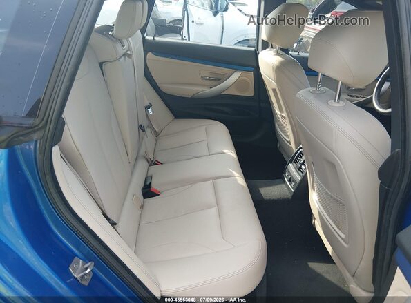WBA8Z5C5XGG501831 2016 BMW 3 SERIES Blue Widok naklejki z numerem VIN