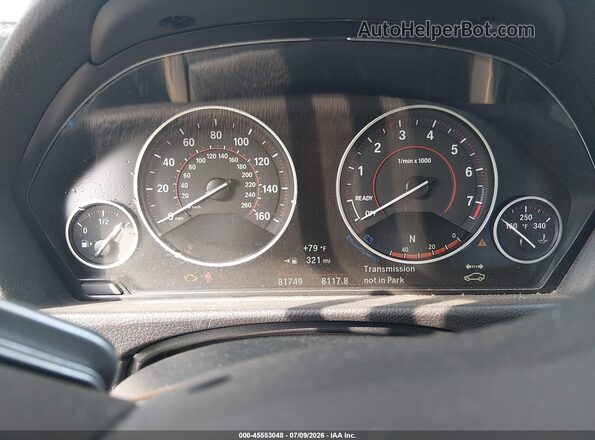 WBA8Z5C5XGG501831 2016 BMW 3 SERIES Blue Widok tylnych siedzeń