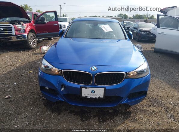 WBA8Z5C5XGG501831 2016 BMW 3 SERIES Blue Widok wnętrza z tyłu