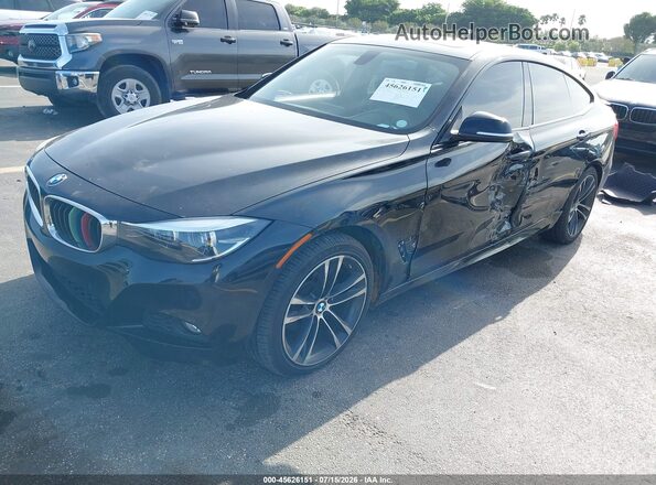 WBA8Z9C38HG826646 2017 BMW 3 SERIES Черный Передняя левая четверть