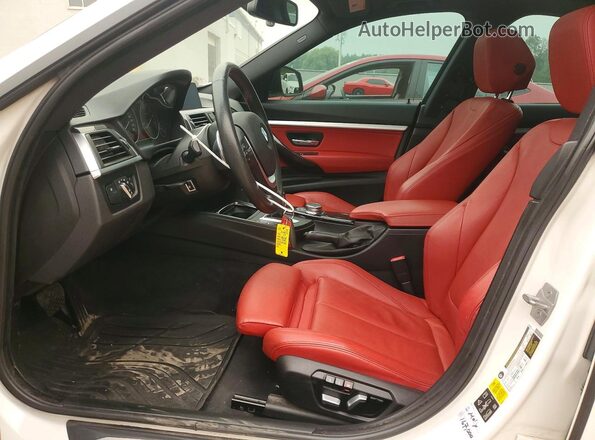 WBA8Z9C38HG827019 2017 BMW 3 SERIES Белый Вид салона спереди