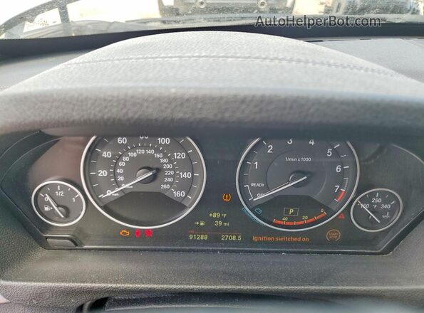 WBA8Z9C55JB220368 2018 BMW 3 SERIES White Вид щитка приладів