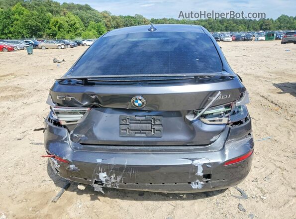 WBA8Z9C57JG827780 2018 BMW 3 SERIES Серый Вид сзади