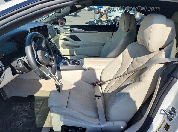 WBADZ2C08RCR21289 2024 BMW 8 SERIES White Սալոնի դիմացի տեսք