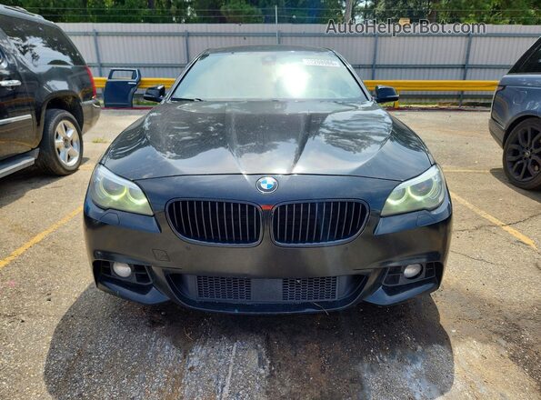 WBAFV3C55GD687271 2016 BMW 5 SERIES Black Вид спереду