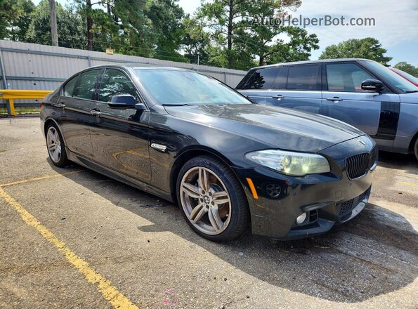 WBAFV3C55GD687271 2016 BMW 5 SERIES Black Передня права чверть