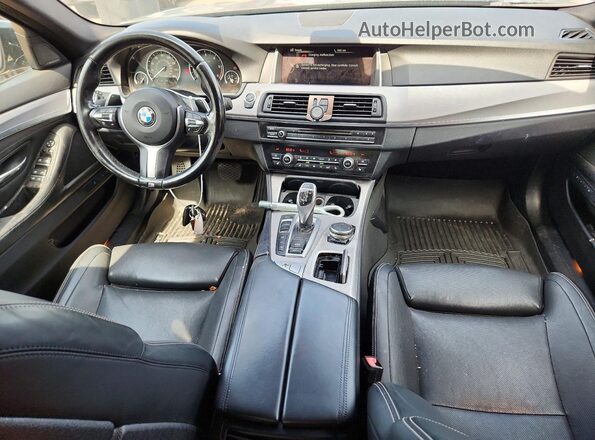 WBAFV3C55GD687271 2016 BMW 5 SERIES Black Вид панелі приладів