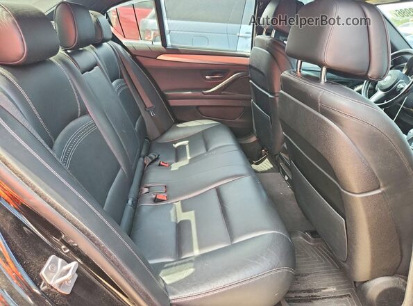 WBAFV3C55GD687271 2016 BMW 5 SERIES Black Вид задніх сидінь