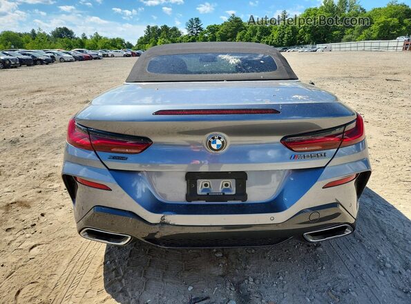 WBAFY4C06MCG49943 2021 BMW M8 Gray უკანა ხედი