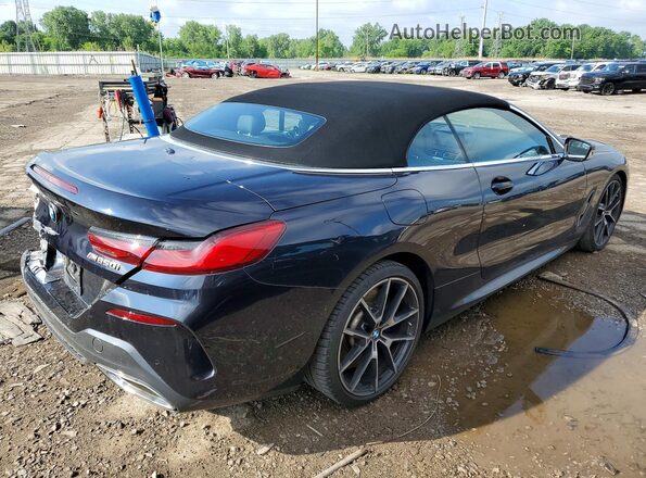 WBAFY4C50KBX39214 2019 BMW M8 Blue Задня права чверть