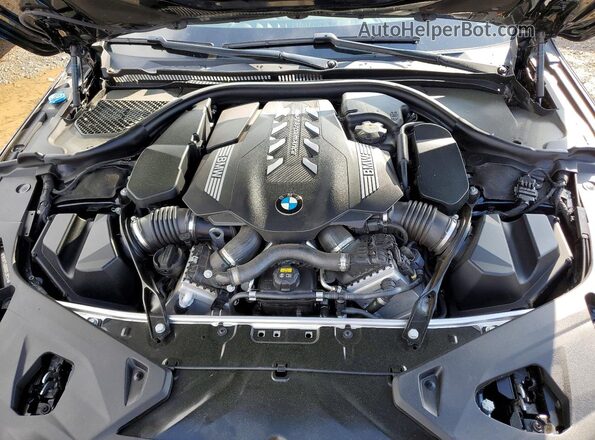 WBAFY4C50KBX39214 2019 BMW M8 Blue Вид задньої частини салону