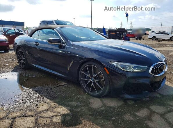 WBAFY4C50KBX39214 2019 BMW M8 Blue Передня права чверть