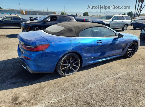 WBAFY4C57KBX39274 2019 BMW M8 Blue Tył prawy