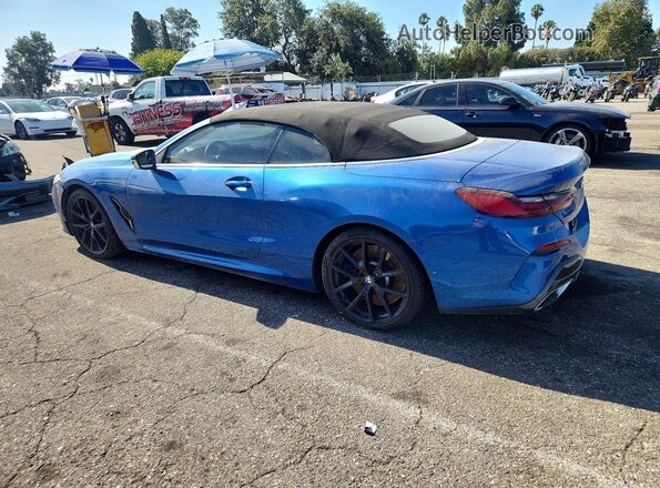 WBAFY4C57KBX39274 2019 BMW M8 Blue Tył lewy