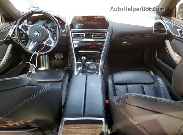 WBAGV2C02MCF68584 2021 BMW 8 SERIES Black Вид панелі приладів