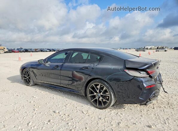 WBAGV2C05NCG90468 2022 BMW 8 SERIES Black Trasero izquierdo