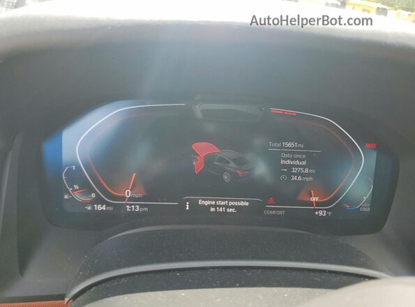 WBAGV4C07SCS48554 2025 BMW 8 SERIES Черный Вид щитка приборов