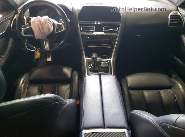 WBAGV8C02MCG42752 2021 BMW M8 Blue Dashboard view