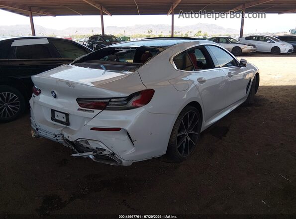WBAGV8C03LCE47824 2020 BMW M8 White Հետևի աջ