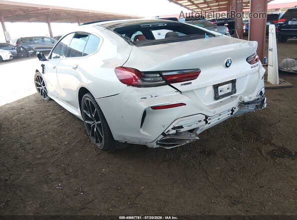 WBAGV8C03LCE47824 2020 BMW M8 White Հետևի ձախ