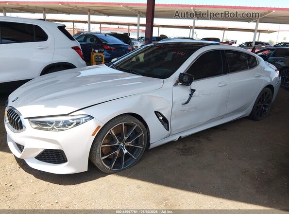 WBAGV8C03LCE47824 2020 BMW M8 White Դիմացի տեսք