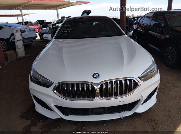 WBAGV8C03LCE47824 2020 BMW M8 White Սարքավորումների վահանակի տեսք