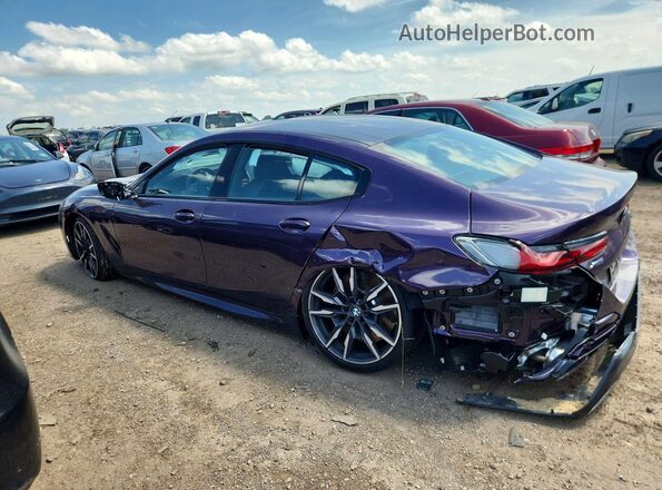 WBAGV8C03TCW98467 2026 BMW M8 Purple Հետևի ձախ