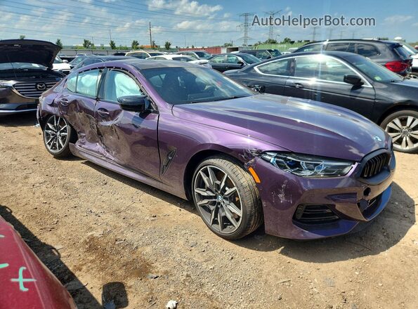 WBAGV8C03TCW98467 2026 BMW M8 Purple Առջևի աջ