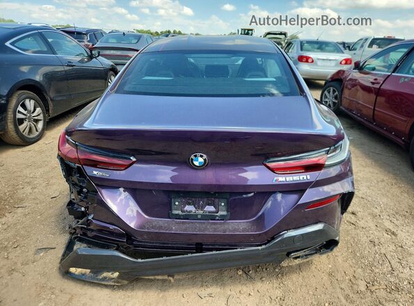 WBAGV8C03TCW98467 2026 BMW M8 Purple Հետևի տեսք