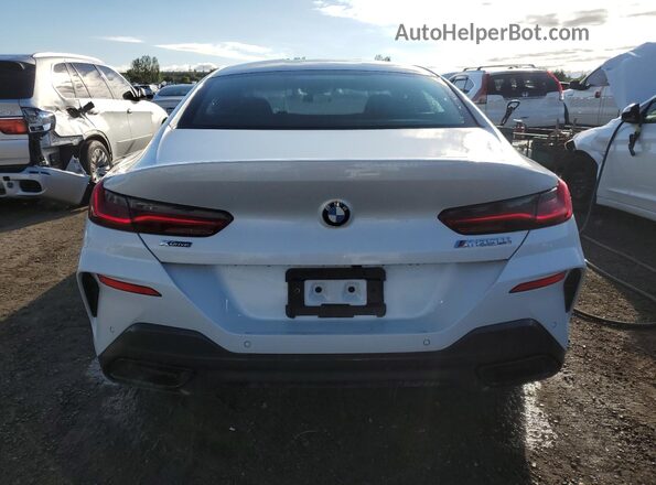 WBAGV8C09RCN94588 2024 BMW M8 White Vista trasera
