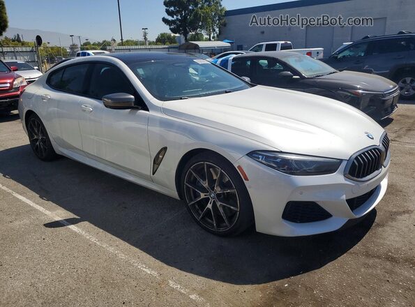 WBAGV8C0XLBP48612 2020 BMW M8 White Front right