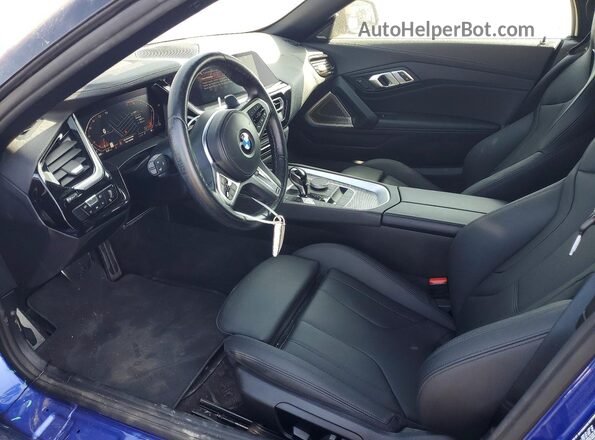 WBAHF3C03PWY27056 2023 BMW Z4 Blue წინა პანელის ხედი