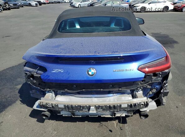 WBAHF3C03PWY27056 2023 BMW Z4 Blue უკანა ხედი