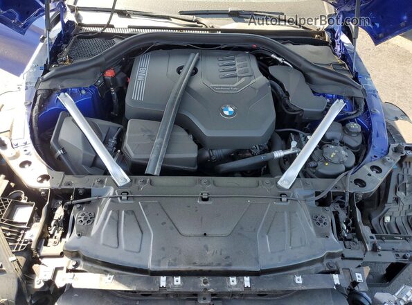 WBAHF3C03PWY27056 2023 BMW Z4 Blue უკანა სალონის ხედი