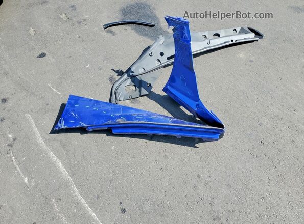 WBAHF3C03PWY27056 2023 BMW Z4 Blue ძრავის განყოფილების ხედი