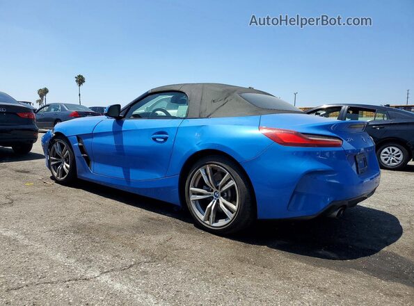 WBAHF3C06LWW54031 2020 BMW Z4 Blue Rear left