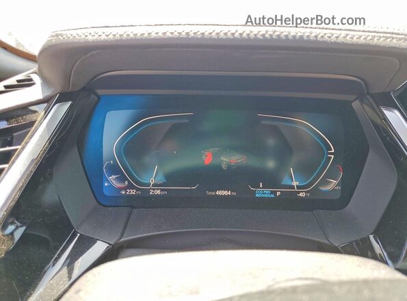 WBAHF3C06LWW54031 2020 BMW Z4 Blue Instrument cluster view