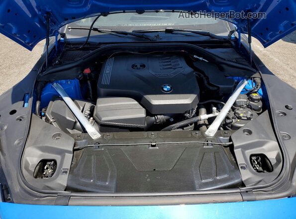 WBAHF3C06LWW54031 2020 BMW Z4 Blue Rear interior view