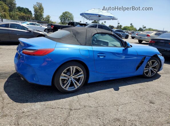 WBAHF3C06LWW54031 2020 BMW Z4 Blue Rear right