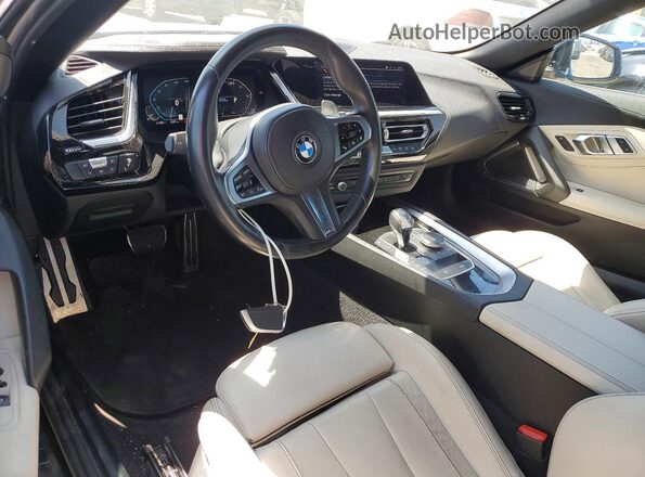 WBAHF3C06LWW54031 2020 BMW Z4 Blue Dashboard view