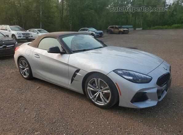 WBAHF3C5XKWW52664 2019 BMW Z4 Silver Передня права чверть