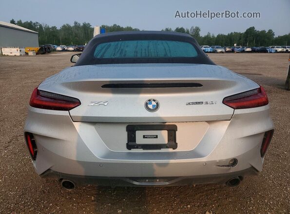 WBAHF3C5XKWW52664 2019 BMW Z4 Silver Вид ззаду