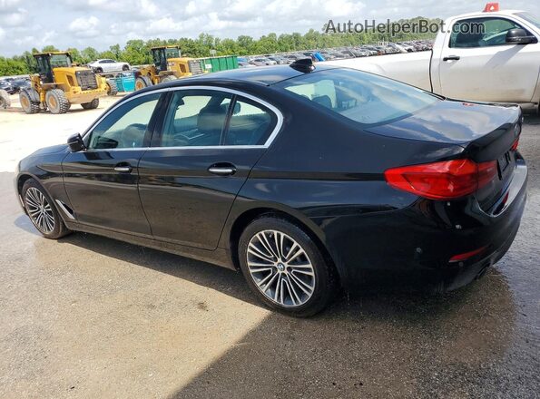 WBAJA5C30HG894005 2017 BMW 5 SERIES Black Trasero izquierdo