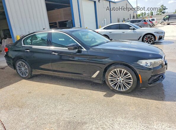 WBAJA5C30HG894005 2017 BMW 5 SERIES Black Delantero derecho
