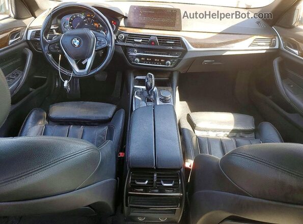 WBAJA5C30HG894005 2017 BMW 5 SERIES Black Vista del salpicadero
