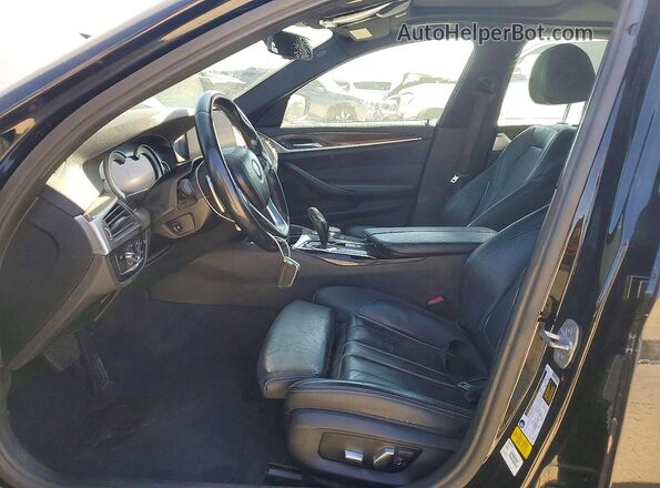 WBAJA5C30HG894005 2017 BMW 5 SERIES Black Vista interior delantera